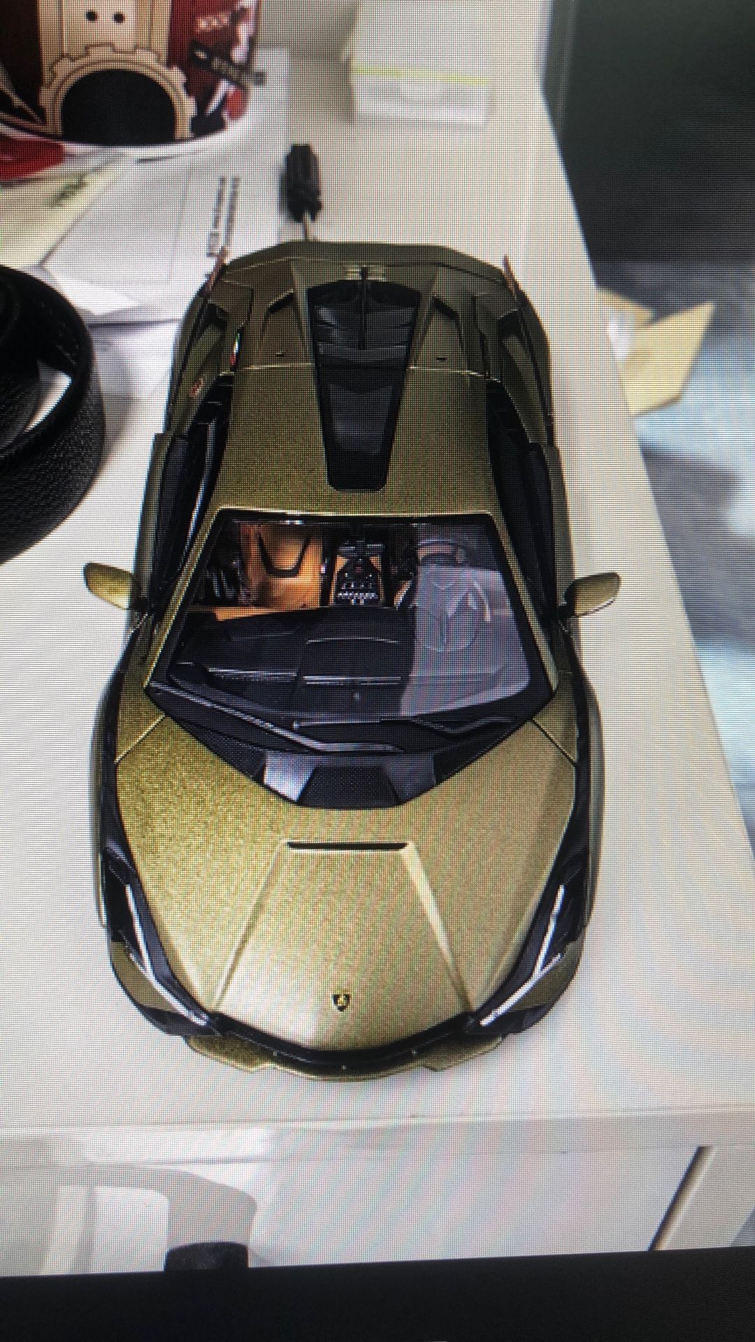 1:18 Lamborghini Sian FKP 37-Matte Green