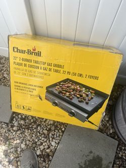 Char-Broil Convective 2-Burner Table Top Propane Gas Griddle 
