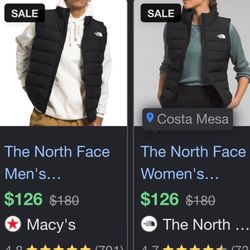 North Face Vest Extra Large NEW