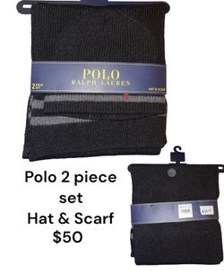 Polo 2 Sets Hat & Scarf 