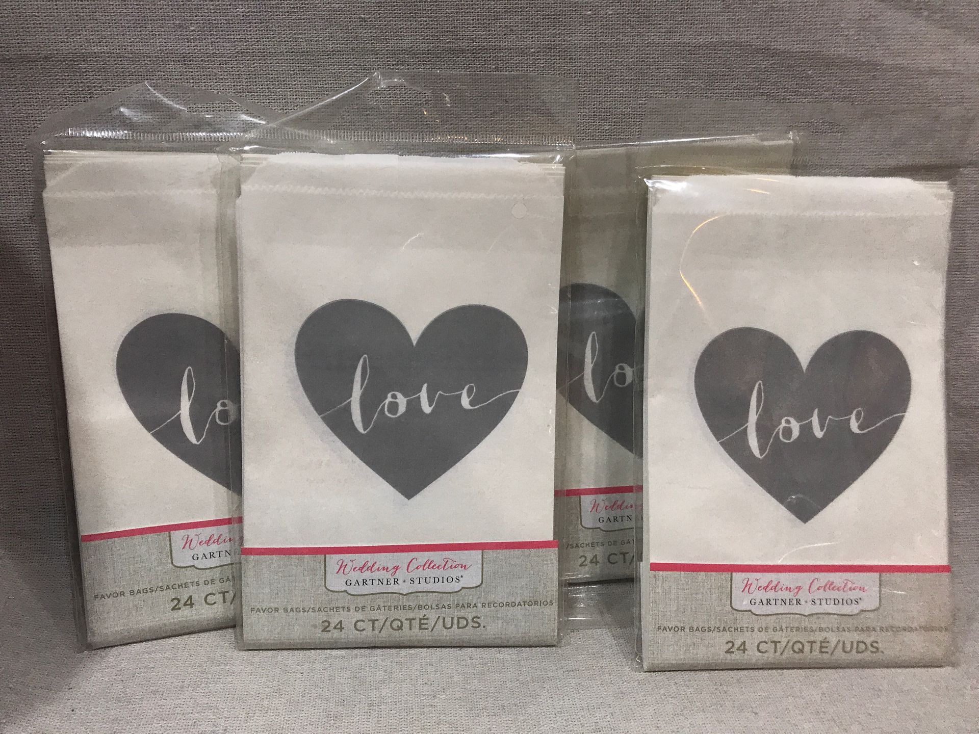 Favor treat bags Love , Wedding , Bridal Shower Party Favor Bags