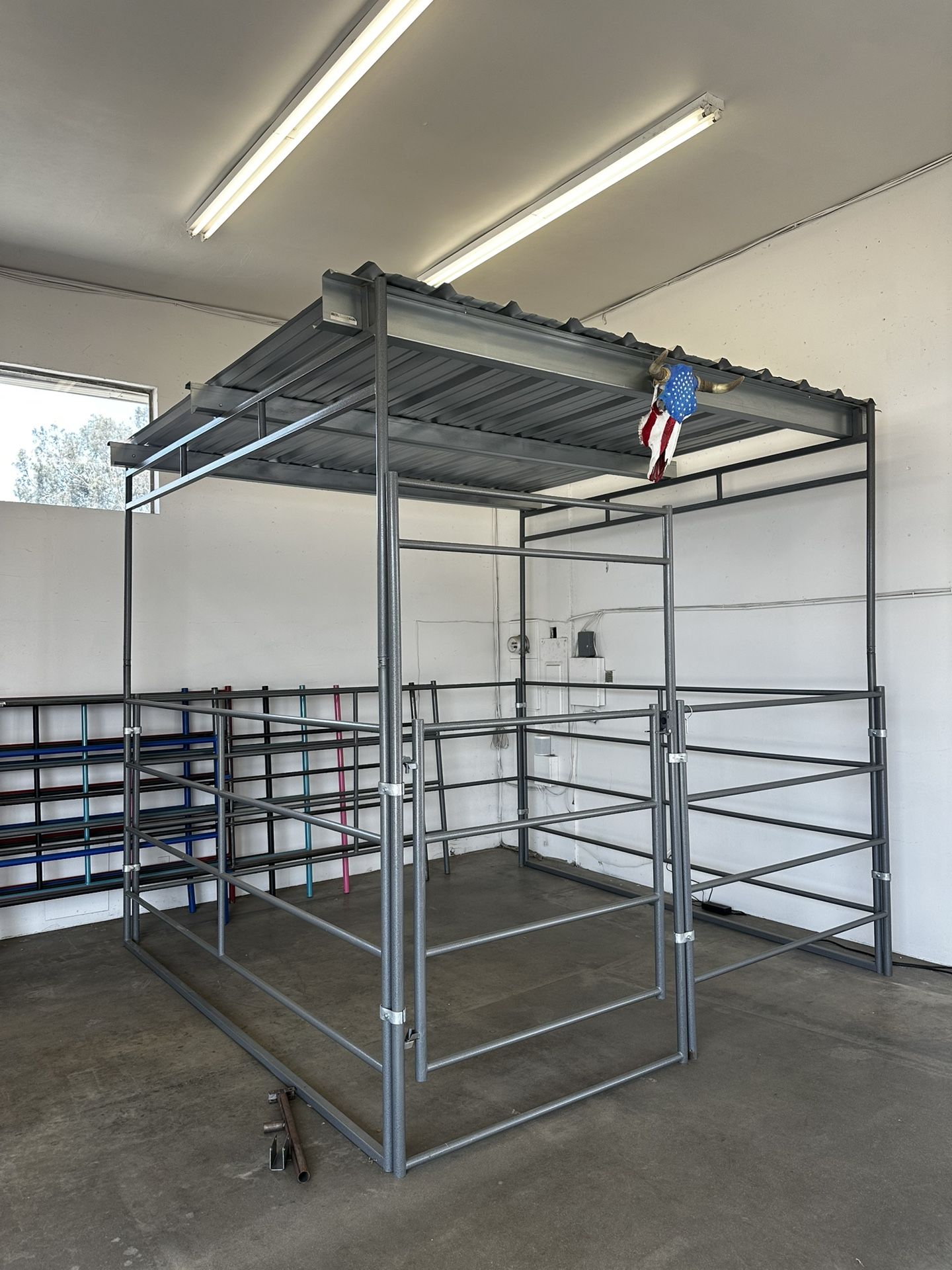 10x10 Horse Stall With Shelter Goat Sheep