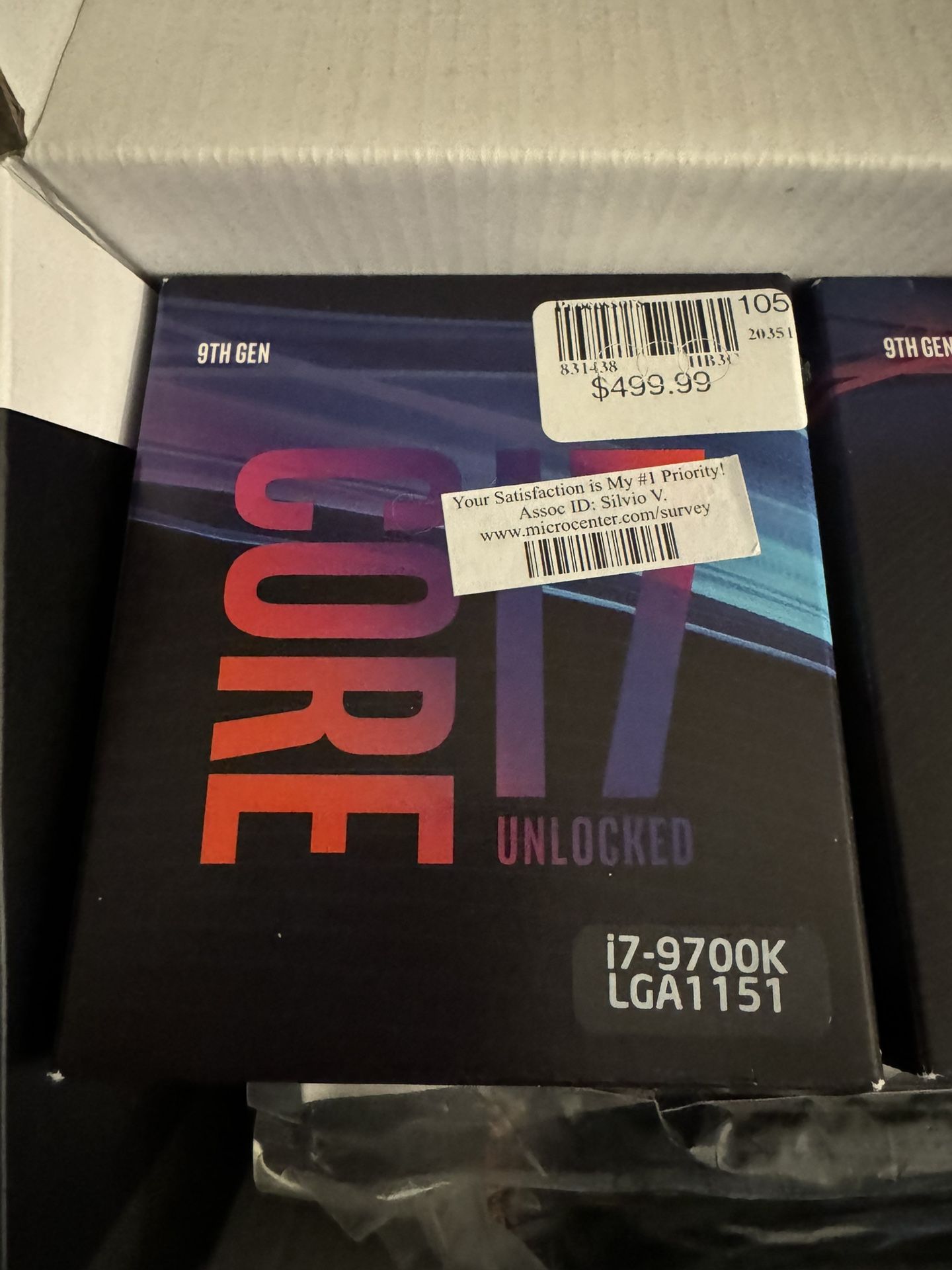 Intel Core i7-9700k