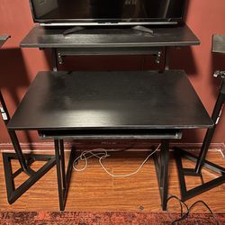 Home Studio Desk With 2U Rack Space