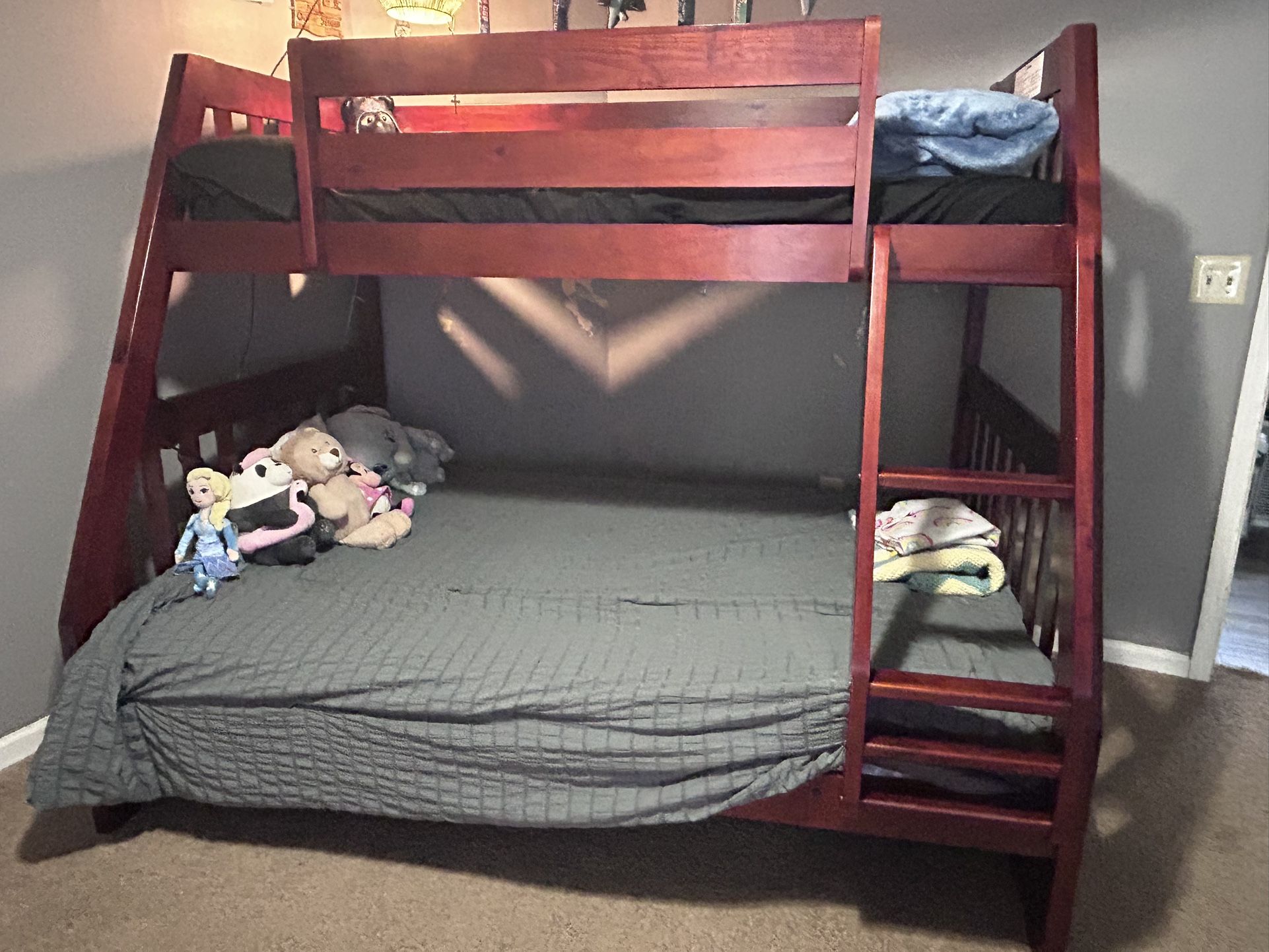 Cherry Wood Bunk Bed