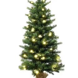 3 ft. Spruce Tabletop Artificial Tree with 50 LED Lights For Sale $30.00 50%+ OFF Retail $69.98 NEW