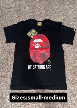 A bathing ape shirt small is sold only medium left