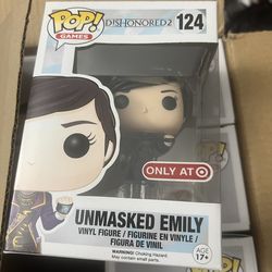 Unmasked Emily Dishonored 2 Funko Pop #124