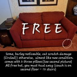Love Seat Couch FREE 