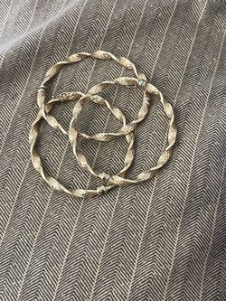 Three gold bracelets for $35. Will negotiate price