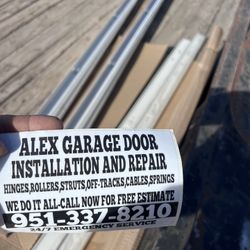Garage Doors Springs Tracks Cables Off 