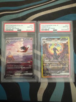 151 Charizard and Umbreon PSA 10