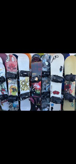 Snowboards $50 To $350