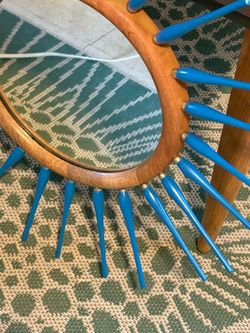 Large whimsical starburst mirror