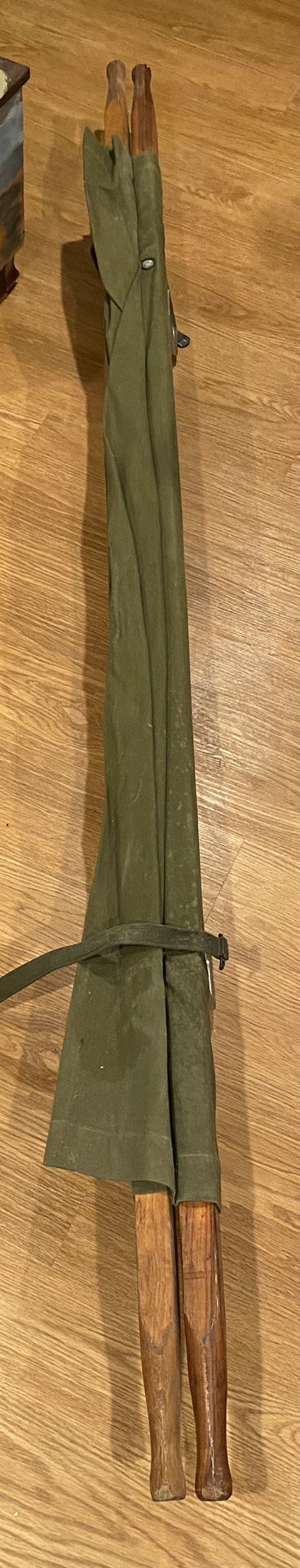 GENUINE VINTAGE FCDA US Military Grade Canvas Medical Emergency Stretcher