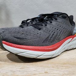 HOKA ONE ONE Men’s Clifton 8 Running Shoes (13D) Anthracite/Castlerock 