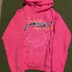 Pink Spider Hoodie