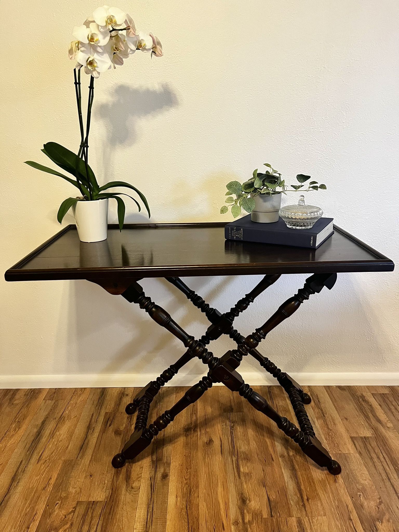 Vintage Mahogany Entry Way Table