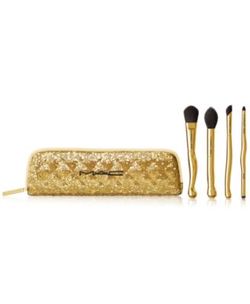 MAC Golden Mini Touch Makeup Brush Gift Set