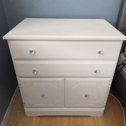 White Nightstand Dresser