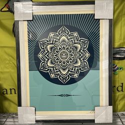 Obey Propaganda Framed mandala