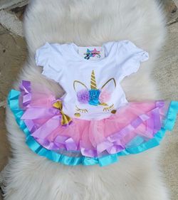 Size 3/4 Unicorn dress