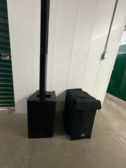 2 Yamaha MK 2 line array speakers