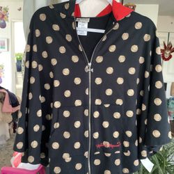Disney Parks Minnie Mouse Polka Dot Hoodie Poncho