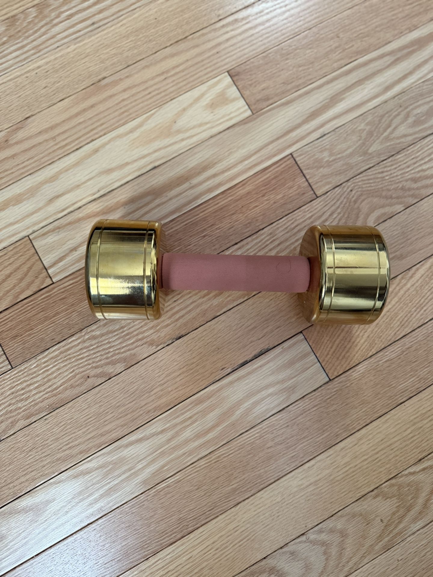 Gold 15 lb Dumbbell – Excellent Condition