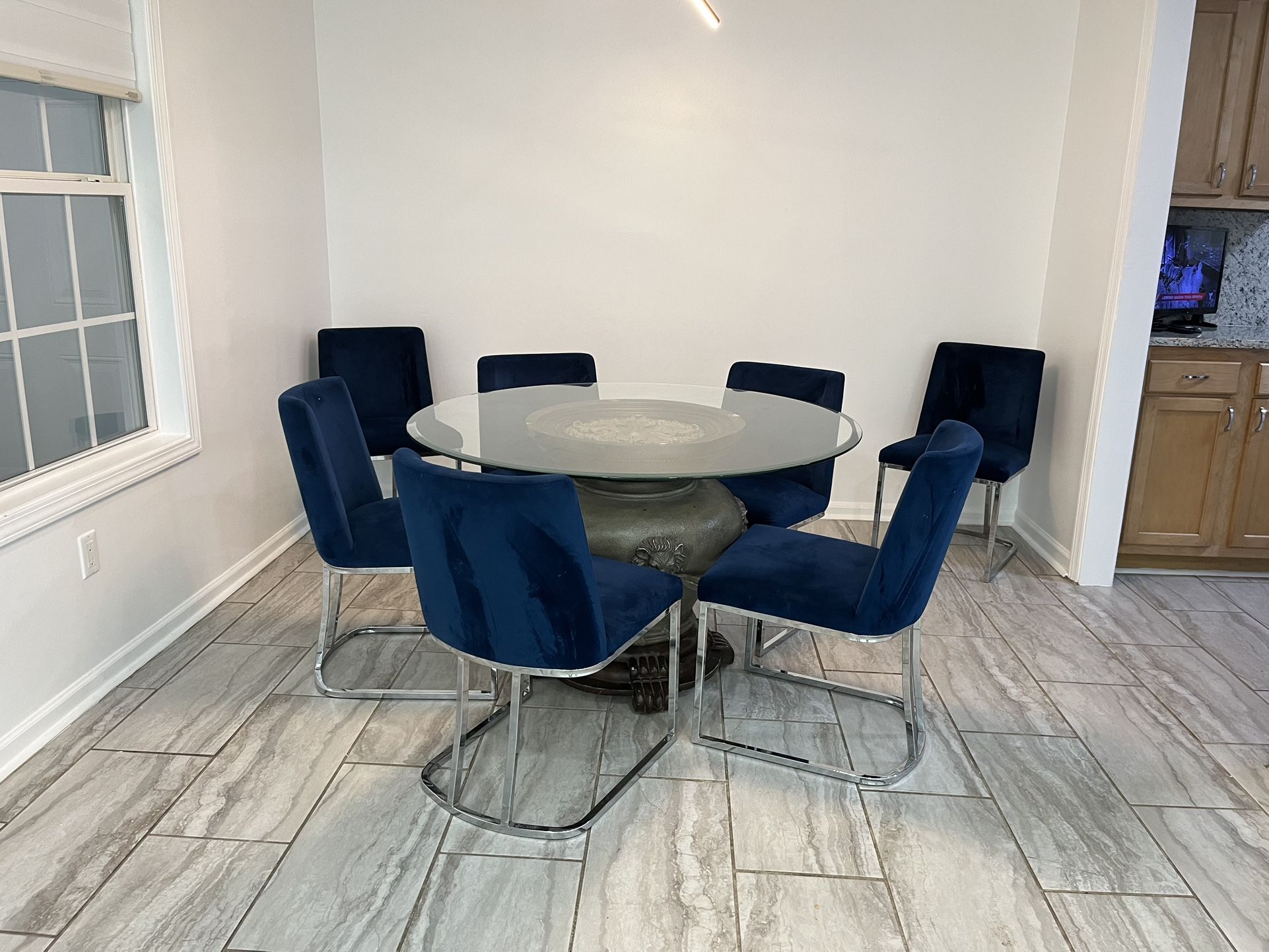 Dining set 4 + 3 chairs