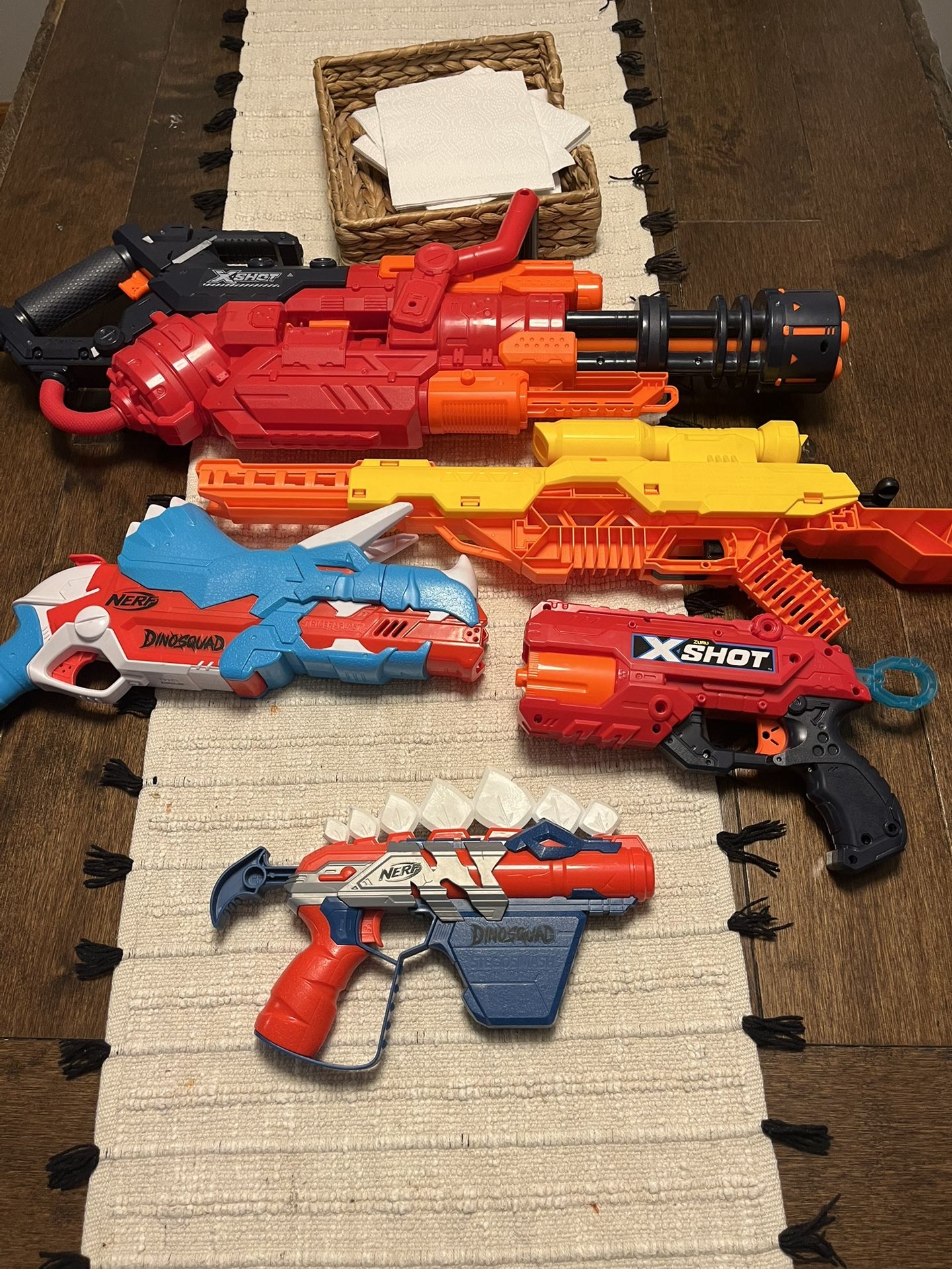 5 nerf guns