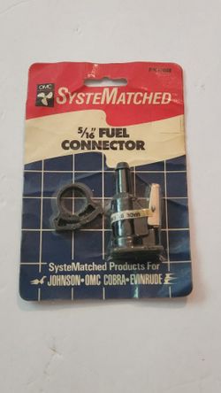 5/16" Fuel Connector by SysteMatched for Johnson OMC Cobra Evinrude