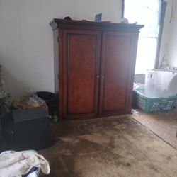 Solid Wood Old Cabinet