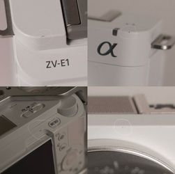 WHITE SONY ZV-E1 BUNDLE