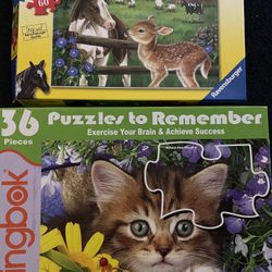 Kids Puzzles $2 Each 