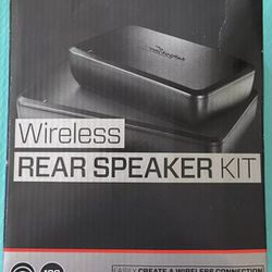 Rocketdfish RF-WITB Receiver Universal Wireless Black Rear Speakers Kit