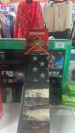 Autoworx performance sunshade jumbo size 28x60 in American Flag Desogn