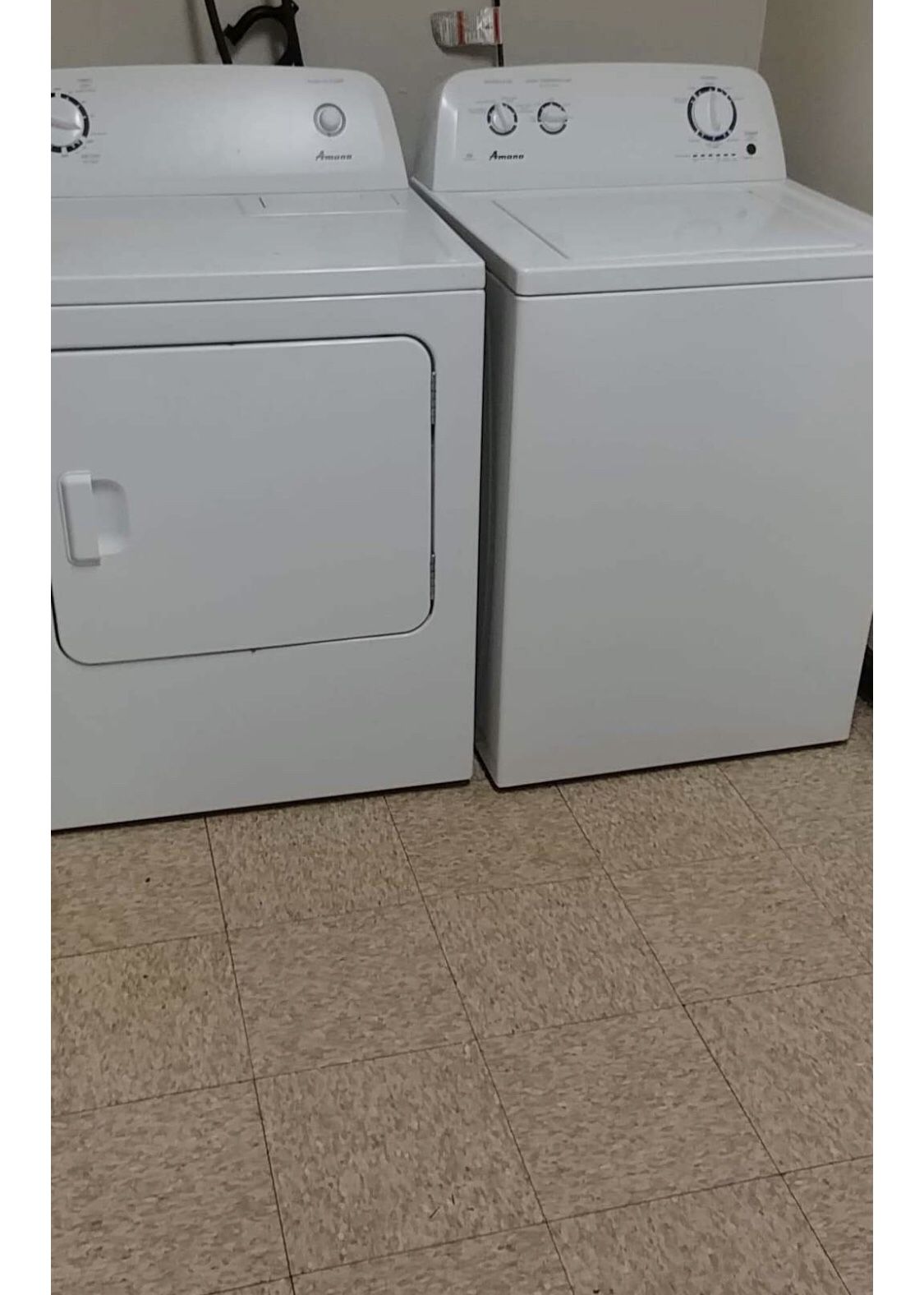 Amana washer and dryer set