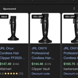 JBL ONYX cordless hair clipper 