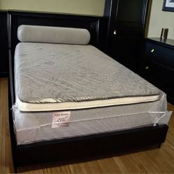 Full Size Mattress Pillow Top 14” Inches  Excellent Comfort Also Available: Twin, Queen And King New From Factory With Its Plastic Same Day Delivery 