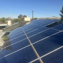 Solar Panels: Pressure Wash