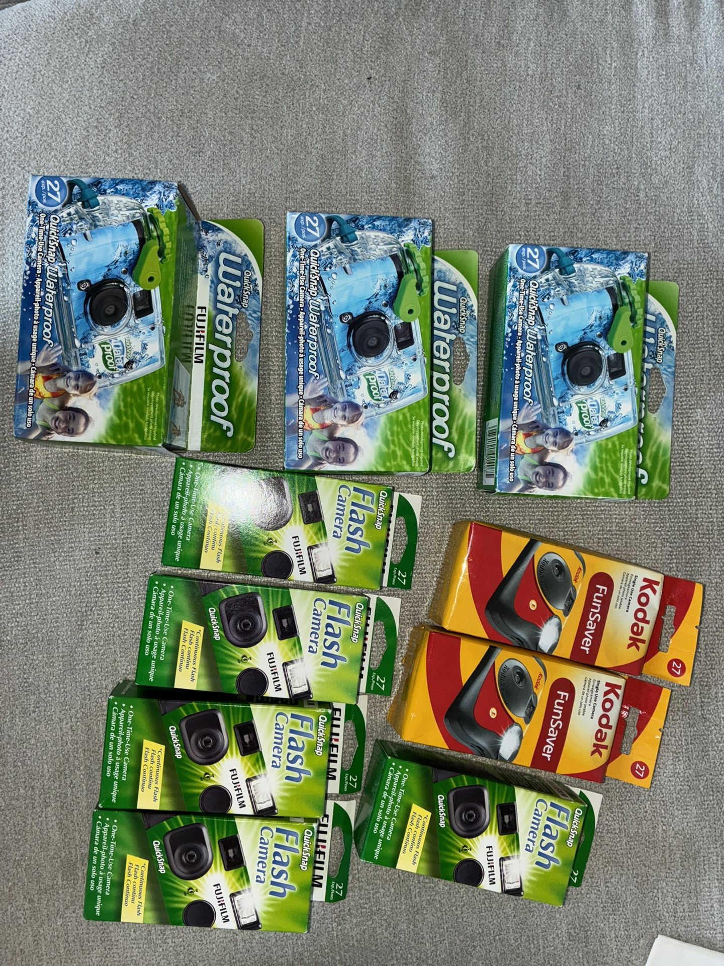 Disposable Film Cameras. Sold Separately Or Full Lot