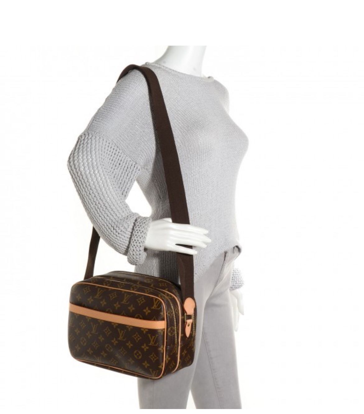 Authentic LOUIS VUITTON Reporter PM shoulder bag 