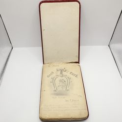 Antique Keepsake Journal Circa 1886