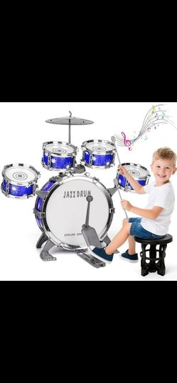 Drum Set for Kids 3-5 Toddler Toy Ages 2-4 Jazz Drums Kit