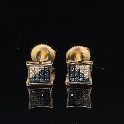 10KT Yellow Gold Diamond Kite Earrings 0.80g 180817/7