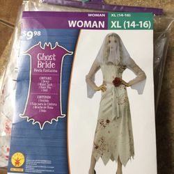 Halloween Ghost Bride Costume
