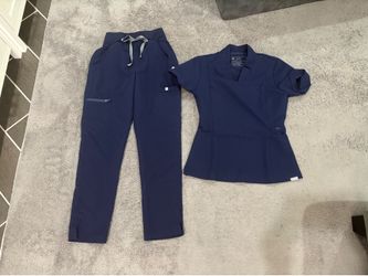XXS/P FIGS Navy Blue Scrub Set