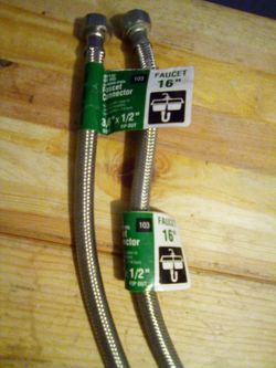 2 water sink lines 2/$8