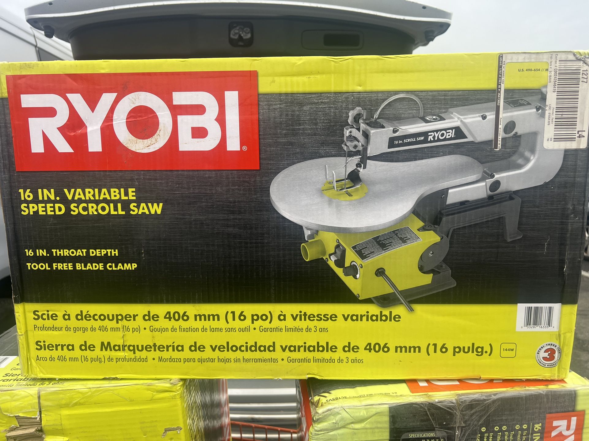 Ryobi 16 in Variable Speed Scroll Saw Corded 1.2 Amp Tilting Cut Table SC165VS Price Negotiable